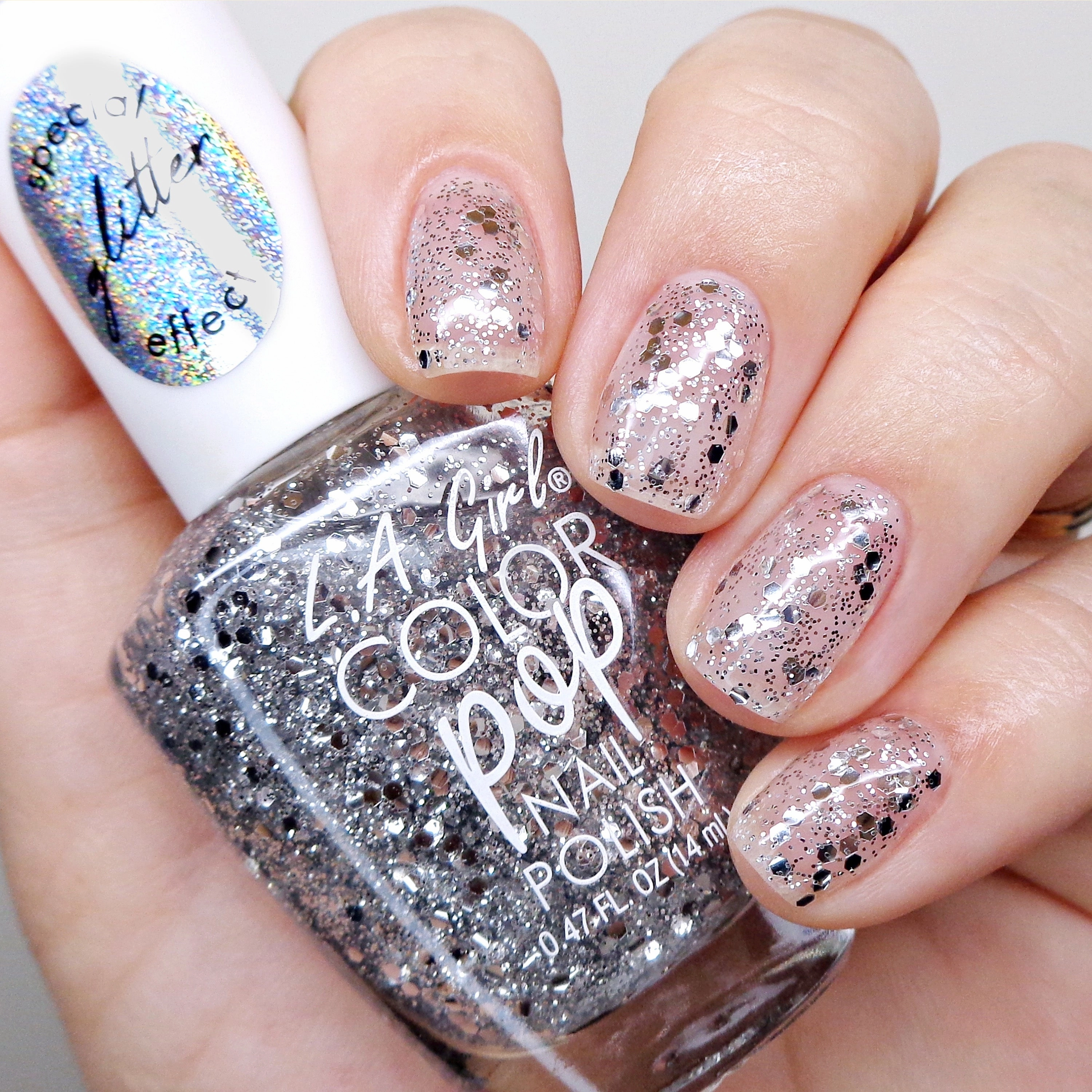 Color Pop Nail Polish with Diamond Powder
